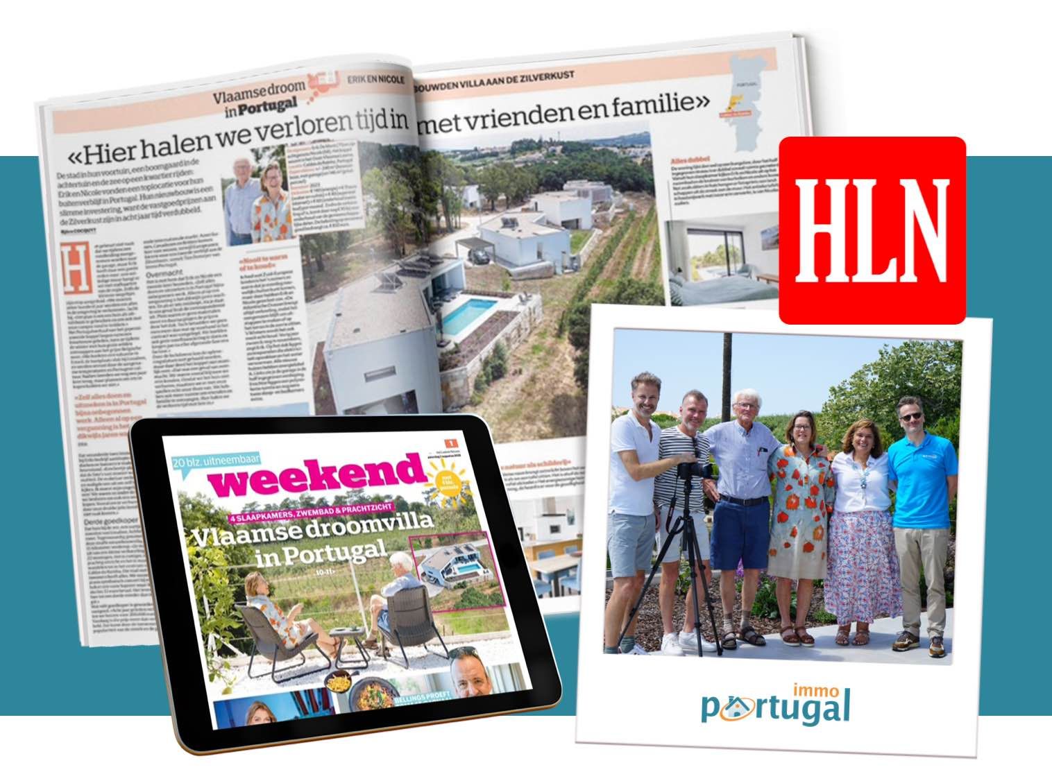 Grootste krant van België kiest Immo Portugal om te tonen waarom Belgen investeren aan de Zilverkust