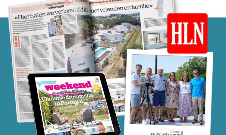 De grootste krant van België kiest voor Immo Portugal