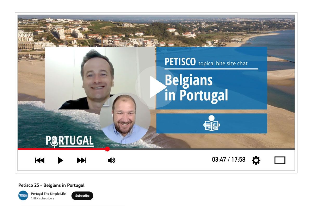 Portugal The Simple Life Podcast - Belgians in Portugal