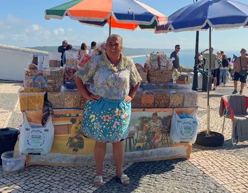 Traditional costume of the women of Nazare