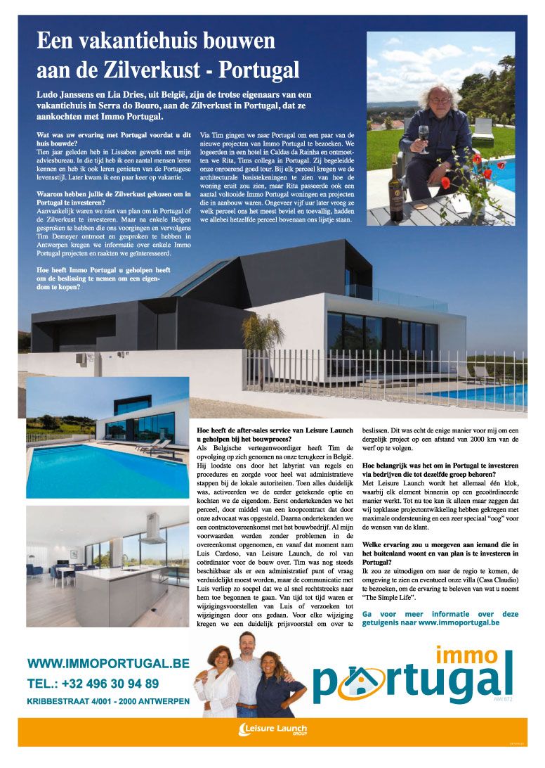de Zondag van 02-10-2022 Immo Portugal